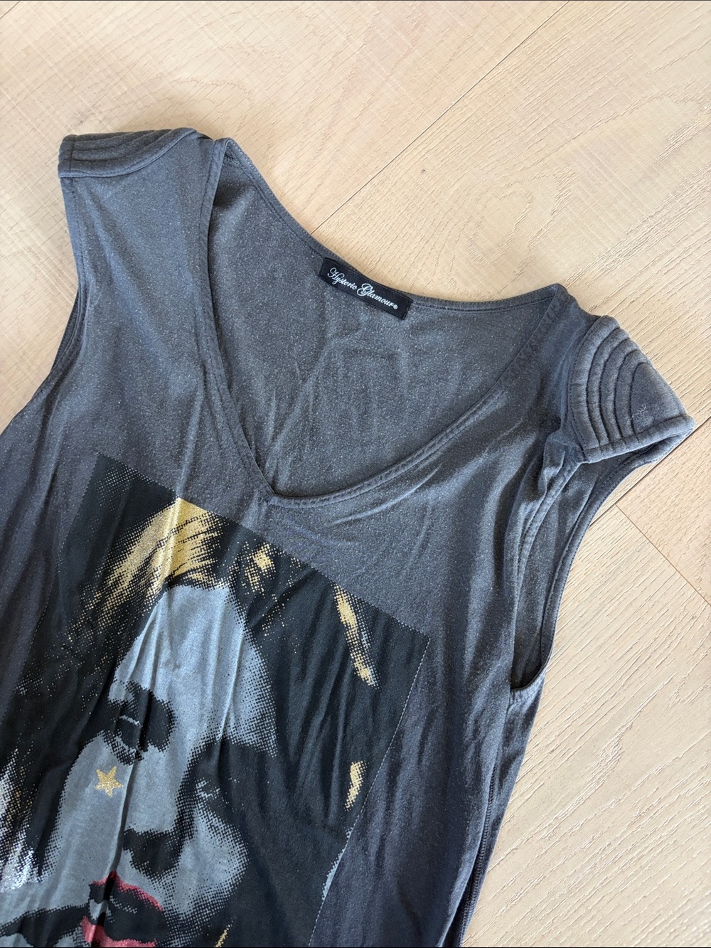 Hysteric glamour tee with padded shoulders